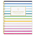 Simplified by Emily Ley for AT-A-GLANCE® 2027 Weekly Monthly Planner, Happy Stripe, Large, 8 1/2" x 11" 1 thumbnail image