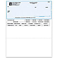 Custom Laser Payroll Checks For ACCPAC®, 8 1/2" x 11", Box Of 250