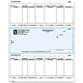 Laser Payroll Checks For Sage Peachtree®, 8 1/2" x 11", Box Of 250, CP94, Middle Voucher 1 thumbnail image