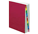 Pendaflex Pressguard Exp 1-31 Index Desk File - 31 x Divider(s) - Printed Tab(s) - Digit - 1-31 - Letter - 8 1/2" Width x 11" Length - Red Pressguard Divider - Multicolor Tab(s) - 1 Each