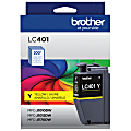 Brother® LC401 Yellow Ink Cartridge, LC401Y