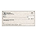 Personal Wallet Checks, 6" x 2 3/4", Singles, Scroll, Box Of 150