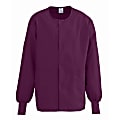 Medline ComfortEase™ Unisex Warm-Up Scrub Jacket, X-Large, Wine 1 thumbnail image