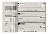 Custom 3-To-A-Page Checks, Style 2, 8 1/4" x 3 1/24", Box Of 300 1 thumbnail image