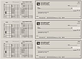 Clarke Custom 3-To-A-Page Checks, Style 13, 8 1/4" x 3 1/24", 2 Part, Box Of 300 1 thumbnail image