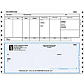 Custom Continuous Payroll Checks For Great Plains®, 9 1/2" x 7", Box Of 250