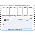 Continuous Payroll Checks For Sage Peachtree®, 9 1/2" x 7", Box Of 250, CP98, Bottom Voucher