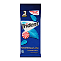 Trident® Peppermint Gum, 14 Pieces Per Pack, 3 Packs Per Bag, Box Of 3 Bags 1 thumbnail image