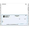 Custom Continuous Multipurpose Voucher Checks For Sage Peachtree®, 9 1/2" x 7", Box Of 250
