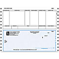 Continuous Accounts Payable Checks For Sage Peachtree®, 9 1/2" x 7", 2-Part, Box Of 250, AP98, Bottom Voucher 1 thumbnail image