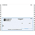 Custom Continuous Multipurpose Voucher Checks For One Write Plus® / MAS90 / MAS200 / MAS500®, 9 1/2" x 7", 2-Part, Box Of 250