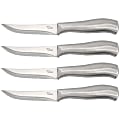 Our Table 4 Piece Stainless Steel Steak Knife Set With Stainless Steel Handles, 4-1/2”, Silver 1 thumbnail image