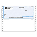 Custom Continuous Multipurpose Voucher Checks For CYMA®, 9 1/2" x 7", 2-Part, Box Of 250