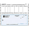 Continuous Payroll Checks For Sage Peachtree®, 9 1/2" x 7", 3-Part, Box Of 250, CP98, Bottom Voucher