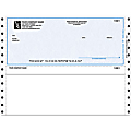 Custom Continuous Multipurpose Voucher Checks For M.Y.O.B®, 9 1/2" x 7", 3-Part, Box Of 250