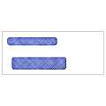 Custom CE15149J Tinted Double Window Envelopes, Regular Gummed, 3 3/4" x 8 7/8", Box Of 250