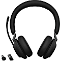 Jabra Evolve2 65 Headset - Stereo - USB Type A - Wireless - Bluetooth - Over-the-head - Binaural - Supra-aural - Black 1 thumbnail image
