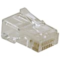 Tripp Lite RJ45 for Solid / Standard Conductor 4-Pair Cat5e Cat5 Cable 10 Pack - RJ-45 1 thumbnail image
