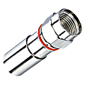 IDEAL Reg/Tri/Quad Compression Connector - 50 Pack - 1 x F Connector Audio/Video 1 thumbnail image