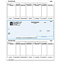 Laser Payroll Checks For Sage Peachtree®, 8 1/2" x 11", Box Of 250, CP18, Middle Voucher 1 thumbnail image