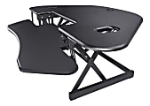Lorell™ Corner Desk Riser, 45-13/16" x 23-1/4", Black 1 thumbnail image