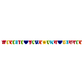 Amscan Create Your Own Banner Kit, 4-1/2", Rainbow, Set Of 140 Pieces. 1 thumbnail image