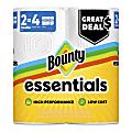 Bounty Essentials Select-A-Size Paper Towels, White, 108 Sheets Per Roll, Total Qty 2 1 thumbnail image