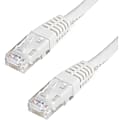 StarTech.com 7ft CAT6 Ethernet Cable,  White Molded Gigabit,  100W PoE UTP 650MHz,  Category 6 Patch Cord UL Certified Wiring/TIA, C6PATCH7WH 1 thumbnail image