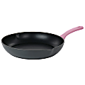 Oster Rigby Aluminum Nonstick Frying Pan With Pouring Spouts, 9-1/2”, Pink 1 thumbnail image