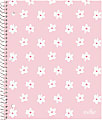 Office Depot® Brand Stellar Poly Notebook, 8-1/2" x 11", 1 Subject, College Ruled, 160 Pages (80 Sheets), Flowers 1 thumbnail image