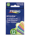 Prang® Hygieia® Dustless Chalk, Assorted Colors, Box Of 12