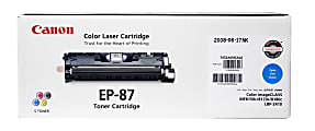 Canon® EP-87C Cyan Toner Cartridge, 7432A005