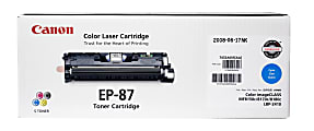 Canon® EP-87C Cyan Toner Cartridge, 7432A005 1 thumbnail image