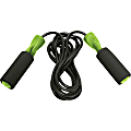 GoFit Speed Rope - 108" Length - Black - Foam
