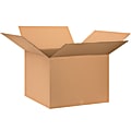 Partners Brand Corrugated Boxes, 22"H x 28"W x 28"D, 15% Recycled, Kraft, Bundle Of 10