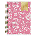 2024 Day Designer Weekly/Monthly Planning Calendar, 5-7/8" x 8-5/8", Annabel Pink Frosted, January To December