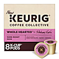 Keurig Coffee Collective Whole Hearted Single-Serve K-Cup Pods, Dark Roast Coffee, 8 Count 1 thumbnail image