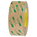 3M™ 467MP Adhesive Transfer Tape, 3" Core, 2" x 60 Yd., Clear, Case Of 24