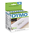 DYMO LabelWriter Label, 30572, White Address Label, 1-1/8" x 3-1/2", 2 Rolls of 260 (520 Total)