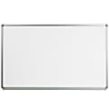 Flash Furniture Magnetic Dry-Erase Board, 36" x 60", White, Silver Aluminum Frame 1 thumbnail image