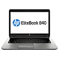 HP EliteBook 840 G1 14" LCD Notebook - Intel Core i5 (4th Gen) i5-4300U Dual-core (2 Core) 1.90 GHz - 4 GB DDR3L SDRAM - 180 GB SSD - Windows 7 Professional 64-bit upgradable to Windows 8 Pro - 1366 x 768