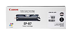 Canon® EP-87BK Black Toner Cartridge, 7433A005
