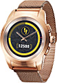 MyKronoz ZeTime Elite Hybrid Smartwatch, Regular, Brushed Pink Gold/Milanese, KRZT1RE-BPG-PGMIL 1 thumbnail image
