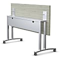 Special-T Structure Series Steel Beam - 60" Top - Material: Steel - Finish: Metallic Silver - Heavy Duty, Handle, Modesty Panel