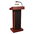 Oklahoma Sound? The Orator Lectern & Wireless Tie Clip/Lavalier Microphone, Mahogany 1 thumbnail image