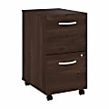 Bush Business Furniture Studio C 21"D Vertical 2-Drawer Mobile File Cabinet, Black Walnut, Delivery 1 thumbnail image