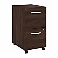 Bush Business Furniture Studio C 21"D Vertical 2-Drawer Mobile File Cabinet, Black Walnut, Delivery