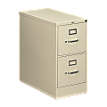 HON® 210 28-1/2"D Vertical 2-Drawer Letter-Size File Cabinet, Putty 1 thumbnail image