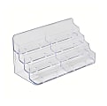Azar Displays 4-Tier Acrylic Business/Gift Card Holders, Clear, Pack Of 2 Card Holders 1 thumbnail image