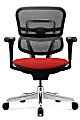 WorkPro® 12000 V2 Series Ergonomic Mesh/Fabric High-Back Office Chair, Cherry/Black, BIFMA Compliant 1 thumbnail image